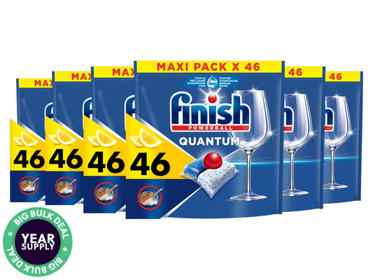Finish Quantum Lemon Capsules - 6 x 46 comprimés - 276 pièces