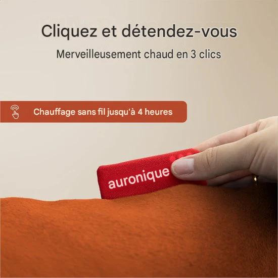 Coussin chauffant Auronic Infra rouge Classic 45x60 cm - Sunset Orange