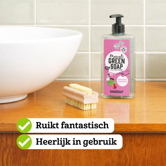 Savon pour les mains Marcel's Green Soap - Patchouli & Canneberge - 500 ml