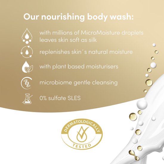 Crème de douche Dove Nourishing Silk - 400 ml