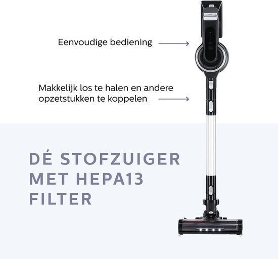 Teeco - Aspirateur à manche - Noir