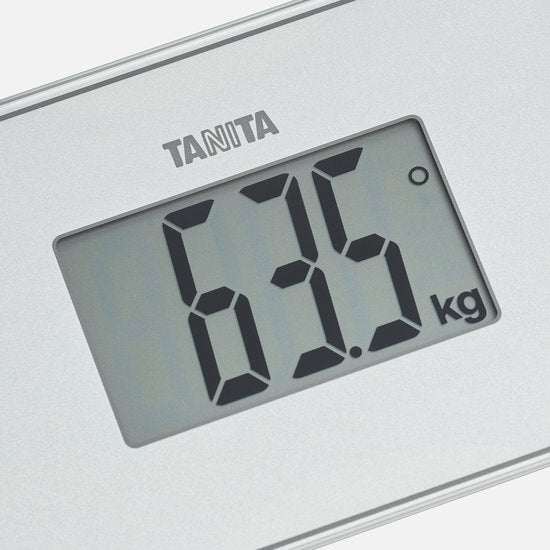 Petite balance - La plus petite mini-balance numérique au monde - Format de voyage avec housse de protection - Blanche - TANITA® HD-386