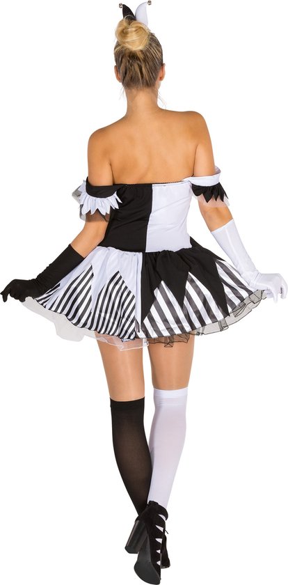 Déguisement femme-Squelette M - Dressforfun - halloween - carnaval - noir - blanc