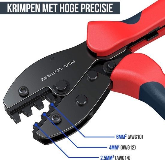 Outil de sertissage pour connecteur MC4 | Panneaux solaires - Câble solaire | 2.5-4-6mm2