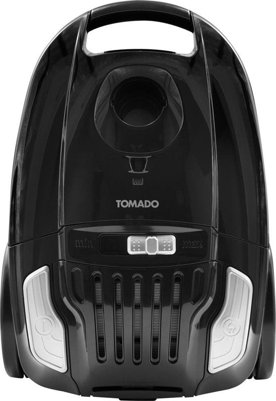 Tomado TVC3003B - Aspirateur à sac puissant - Filtre HEPA 13 - Longueur du cordon 9 mètres - Extra silencieux - Noir