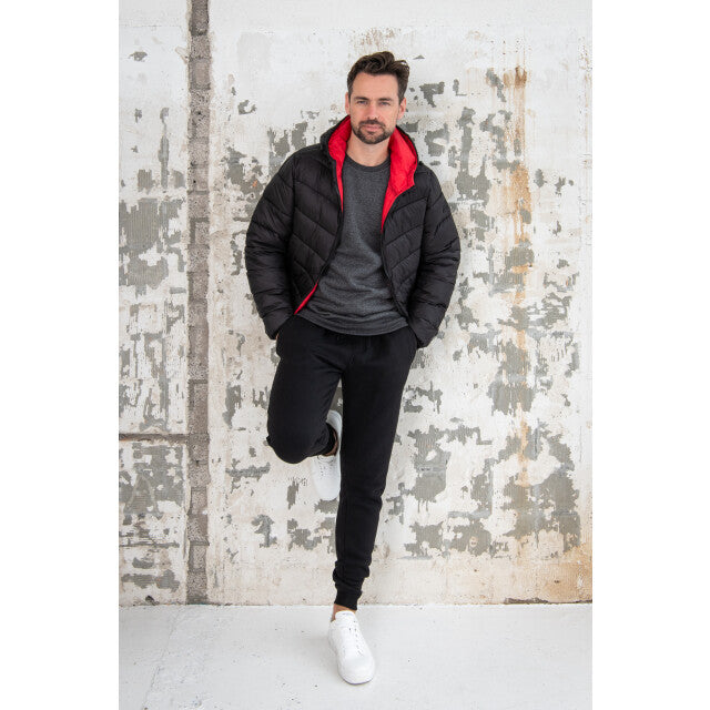 Veste d'hiver à capuche Cappuccino Italia - Noir - Taille XXL