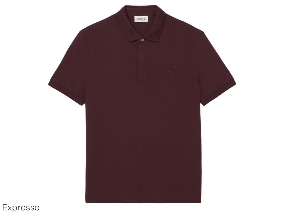 Polo Lacoste - Homme, manches courtes - taille 2 - Expresso