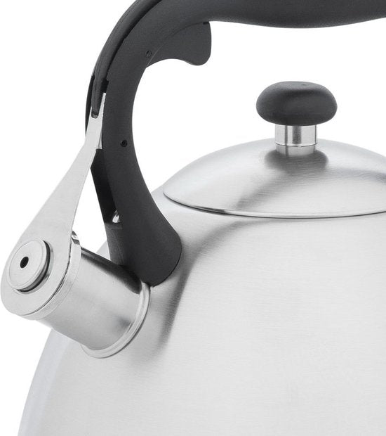 Bouilloire sifflante - Resto - 3L - Acier inoxydable - Induction - Argenté