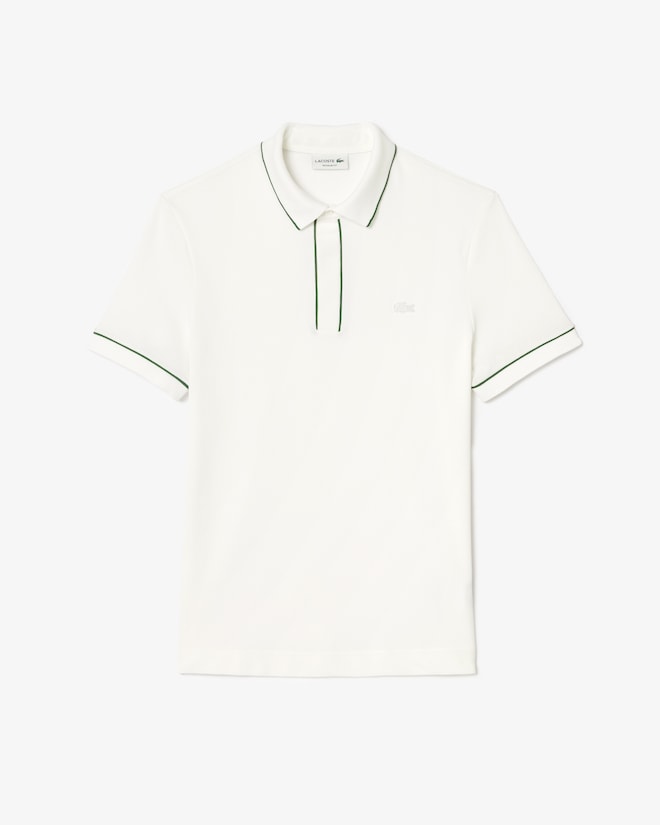 Polo Lacoste Hommes Regular Fit - Paris Stretch Piqué - Blanc - Taille XXL