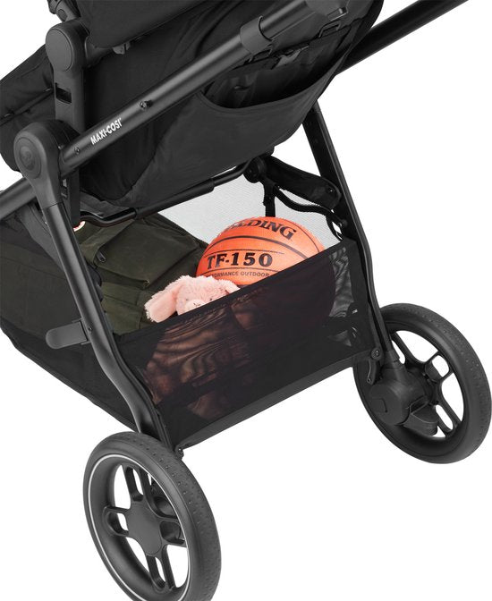 Landau Maxi-Cosi Zelia³ - Essential Black (châssis noir + cuir noir)