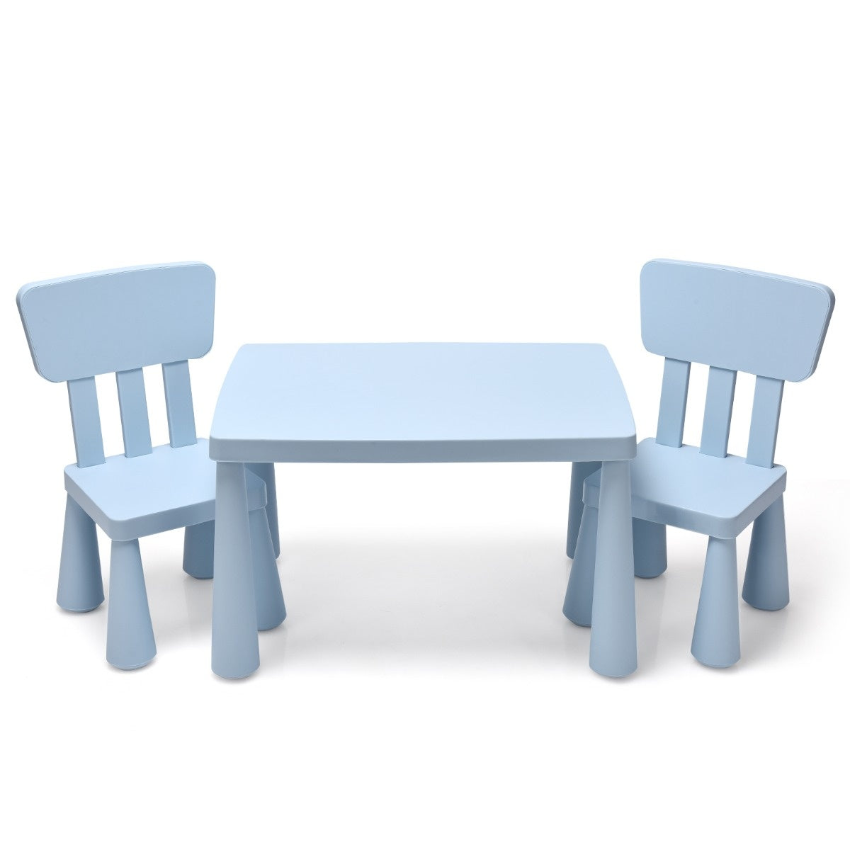 Coast Table pour enfants avec 2 chaises - Table à colorier - 76,5 x 54,5 x 49,5 cm - Bleu