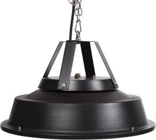 Perel Terrasverwarmer, 1500 W, carbon, plafondmontage, met ketting, 1 warmteniveau, plensdicht, retrodesign, metaal, zwart