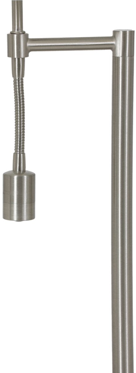 Light & Living Abat-jour CALGARY - Nickel Satiné - Avec Ledflex