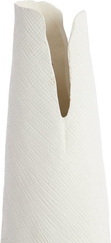 Light & Living Vase MESA en céramique crème - 19,5x19x92 cm