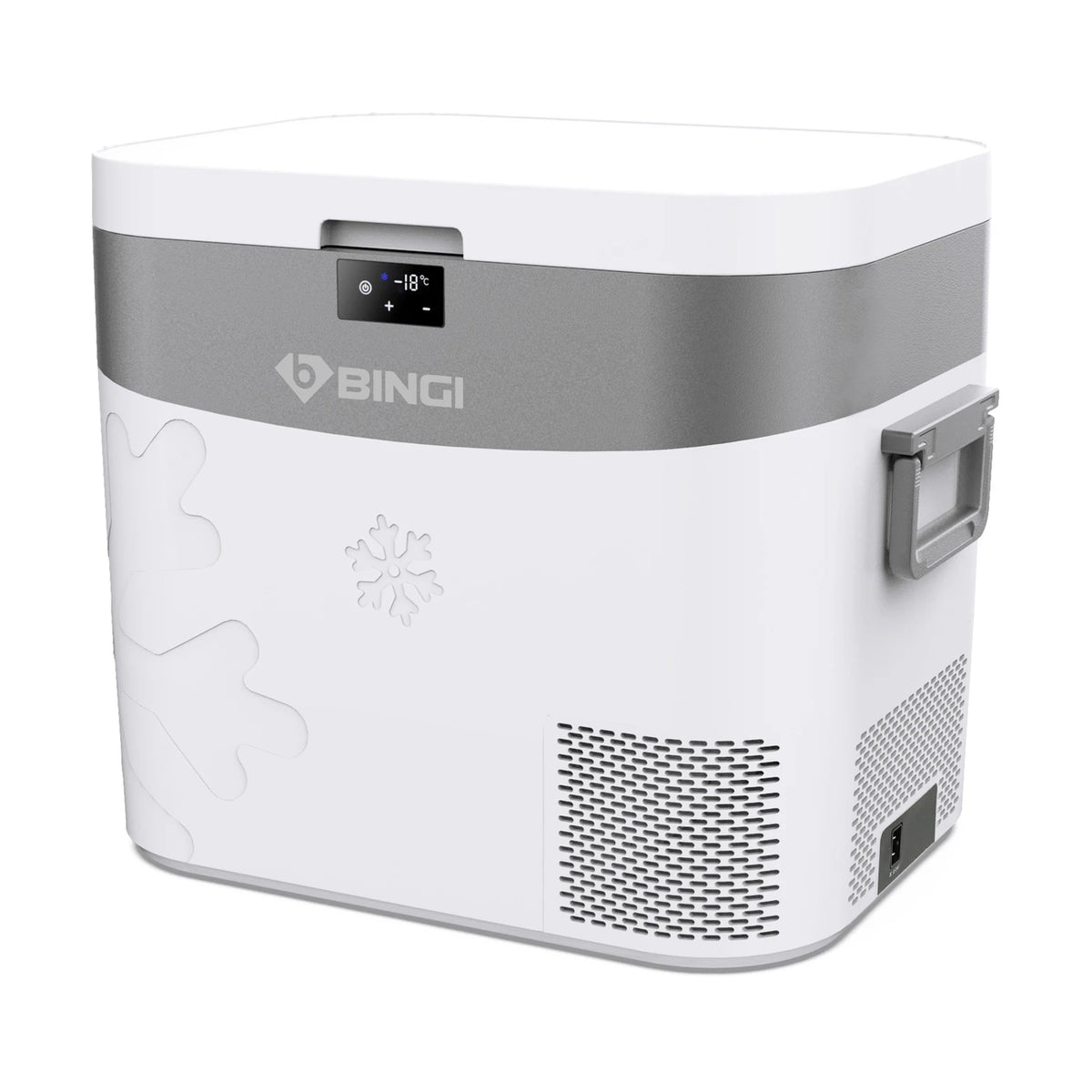 Glacière à compresseur Bingi 22 litres - Réfrigération et congélation de -18 à 15 °C - 12/24 V et 230 V - Pour voiture, camping-car et camping