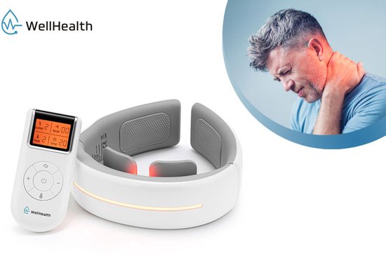 Wellhealth - Masseur cervical ultraléger avec 6 modes de massage - Masseur cervical