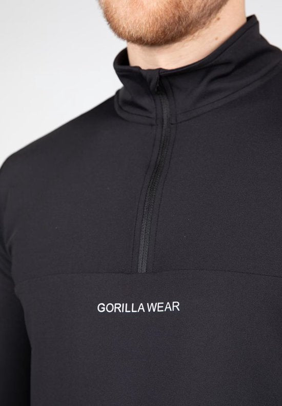 Gorilla Wear Chemise à manches longues Noxen - Noir - 3XL