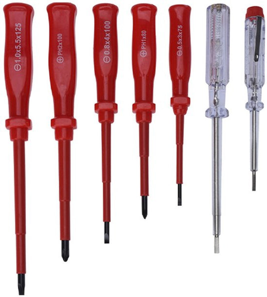 Jeu de tournevis FX Tools - 7 pièces - pour outils électriques - emballage sous blister