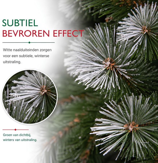 Arbre artificiel Triumph Tree Pittsburgh vert - Arbre de Noël au volume généreux et 812 branches - Décoration de Noël d'intérieur - De forme ronde avec système d'emboîtement - H 215 x Ø 117 cm