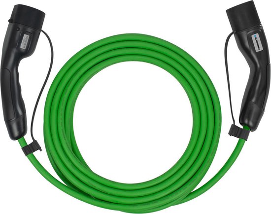Blaupunkt Electric Car Charging Cable A1p32at2 Green 8 metres