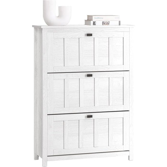 Sobuy meuble à chaussures - Blanc Vintage - 80x30x111 cm