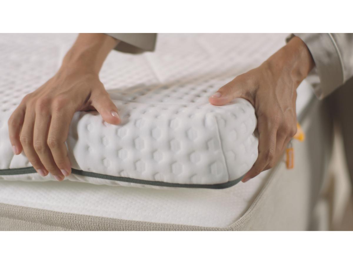 Surmatelas Emma AirGrid - Respirant et confortable - dimensions 200 x 200 cm