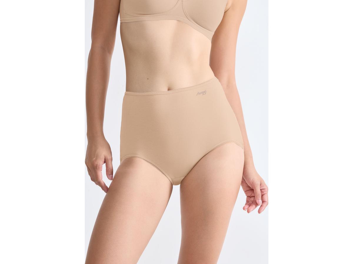 Slip Sloggi Pure Comfort H Maxi - lot de 3 - taille S - Skin