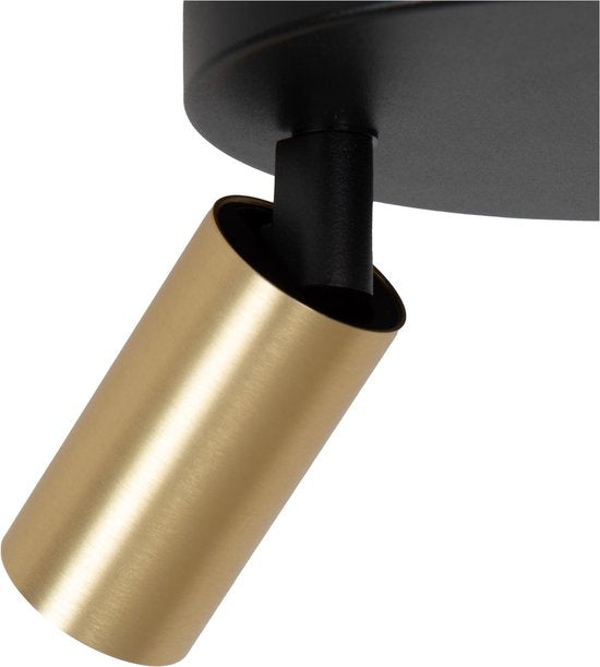 Lucide RITMO - Spot de plafond (lampe de plafond) - Ø 15 cm - 2xGU10 (MR11) - Or mat / Laiton
