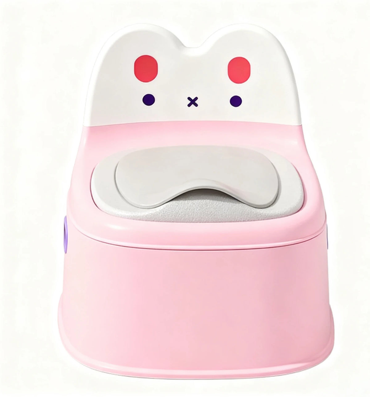 Rehausseur de toilettes pour bébé « Lapin » - PVC - Rose