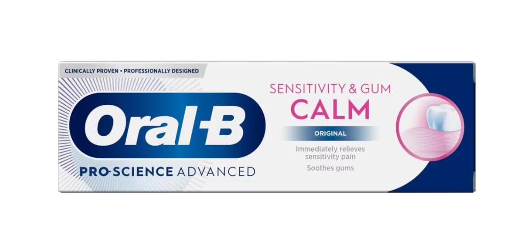 Dentifrice Oral-B Pro Science Advanced pour gencives et dents sensibles « Protection parfaite » - 75 ml