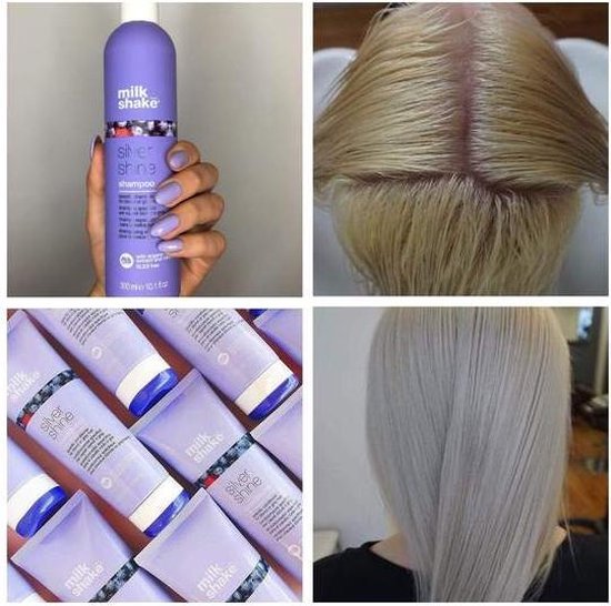 Milk Shake - Après-shampoing moussant Silver Shine pour cheveux blonds et gris (200 ml)