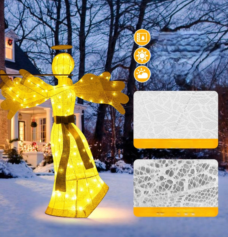 ange avec led - 150 cm - décoration de Noël