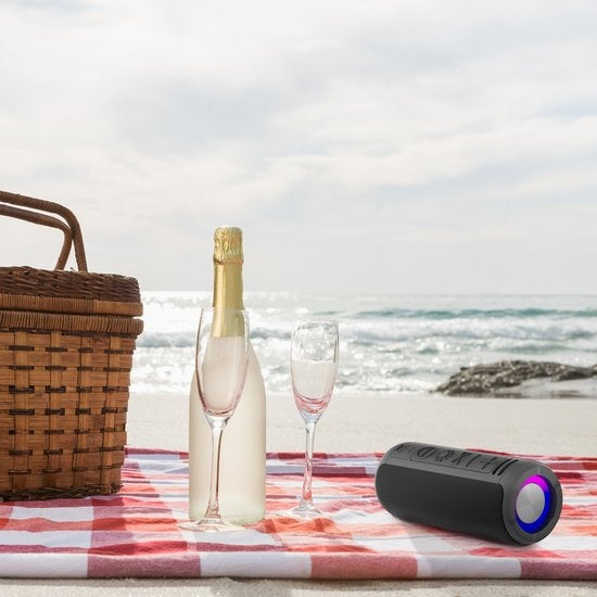 Denver Bluetooth Speaker Draadloos - Lichteffecten - Muziek Box - TWS Pairing - BTV213 - Zwart