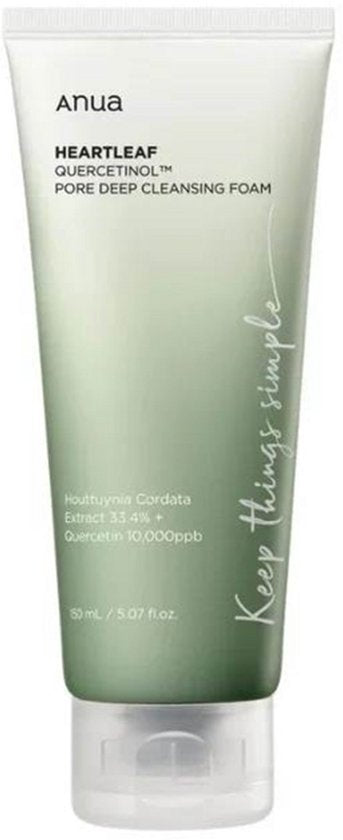 ANUA - Heartleaf Quercetinol Pore Deep Cleansing Foam - Soins coréens - 150 ml