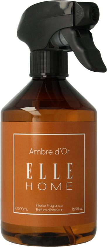 Elle Home - Ambre d'Or - Spray d'ambiance 500 ml