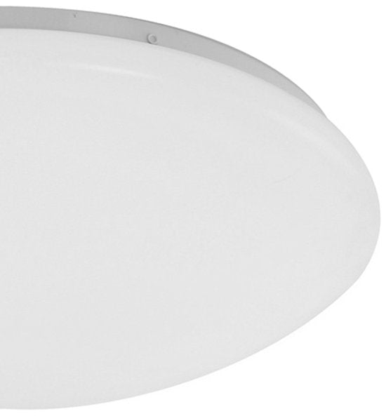Plafonnier Galaxy 7827W Blanc 2700 Kelvin - Plastique/Métal - Moderne - Mexlite, adapté aux salles de bains (IP44)
