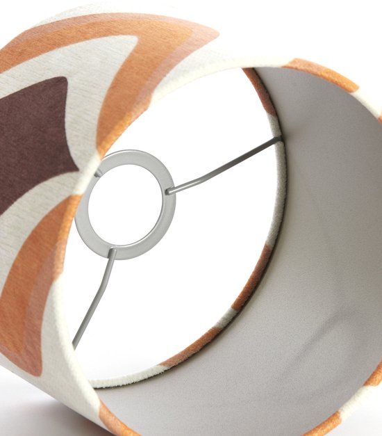 Light & Living - abat-jour - Cookie - multicolore - tissu - Ø 20 cm - E27 - 2220522