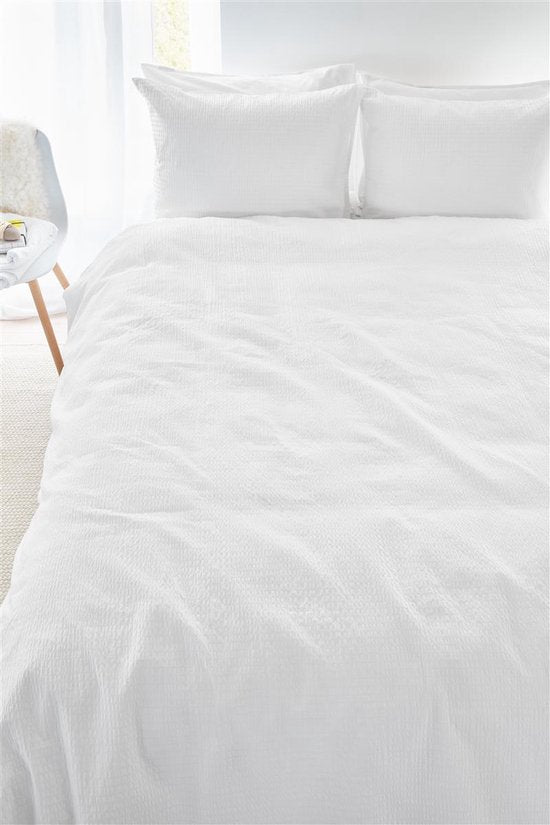 Beddinghouse Wave housse de couette - Plain - Lits-Jumeaux - 240x200/220 - White