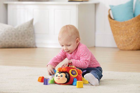 VTech Baby Merry Shapes Beetle - Jouet éducatif - Centre d'activités - 1 à 3 ans - Langue allemande