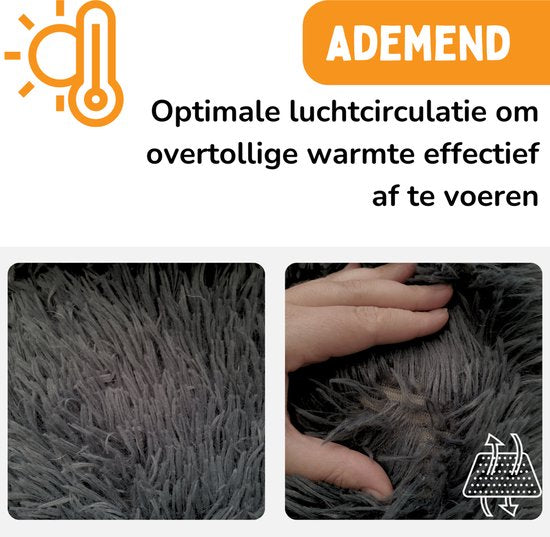 By Cee Cee - Dog Rug Bench Original - Dog Rug Bench - Dog Basket - Premium - Fully Unzipable - Dark Grey - Size XL