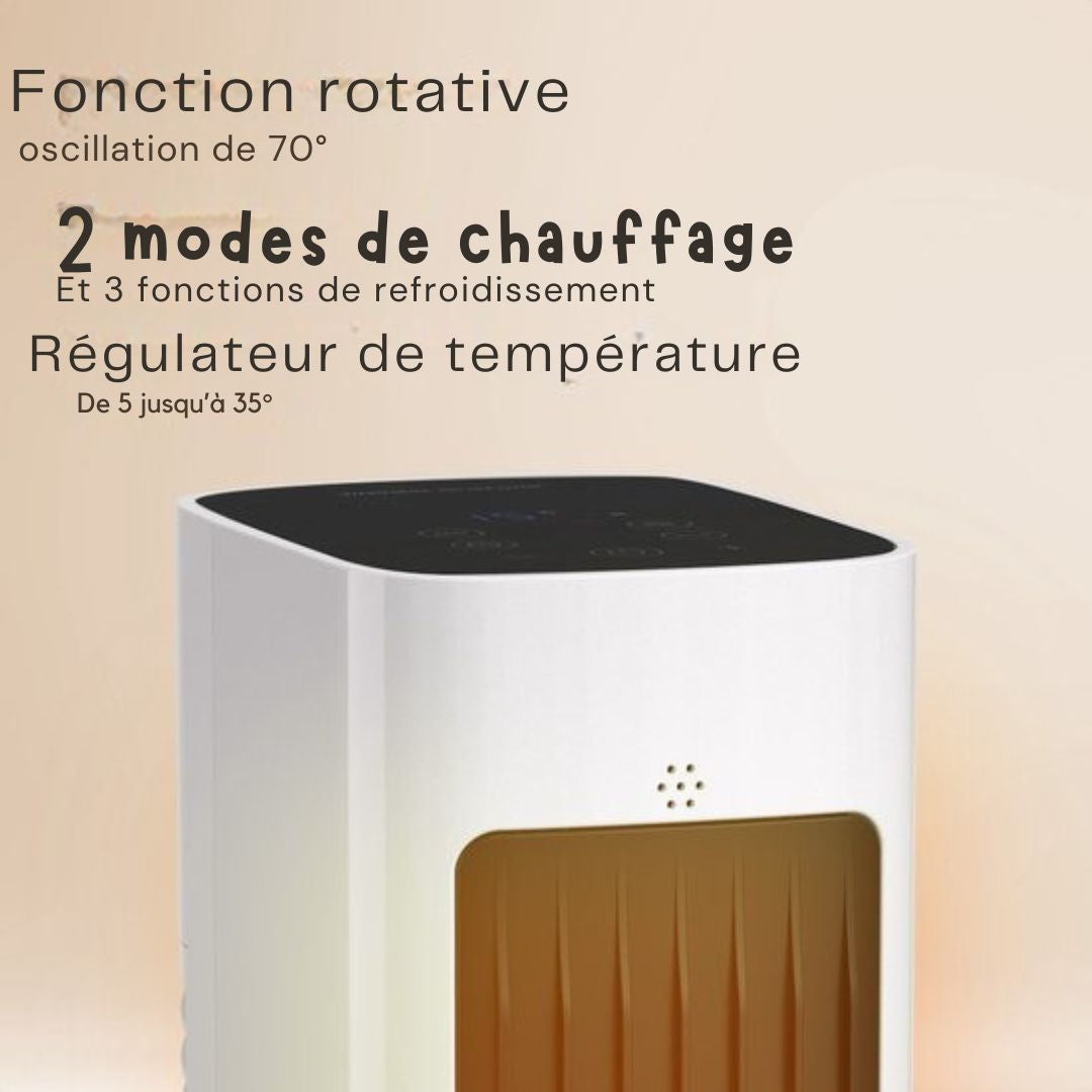 Réchaud électrique Auronic - céramique - Chauffage 2200W - Blanc