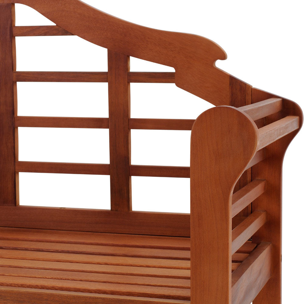 Banc de jardin - Casaria - Bois d'eucalyptus certifié FSC® - Brun