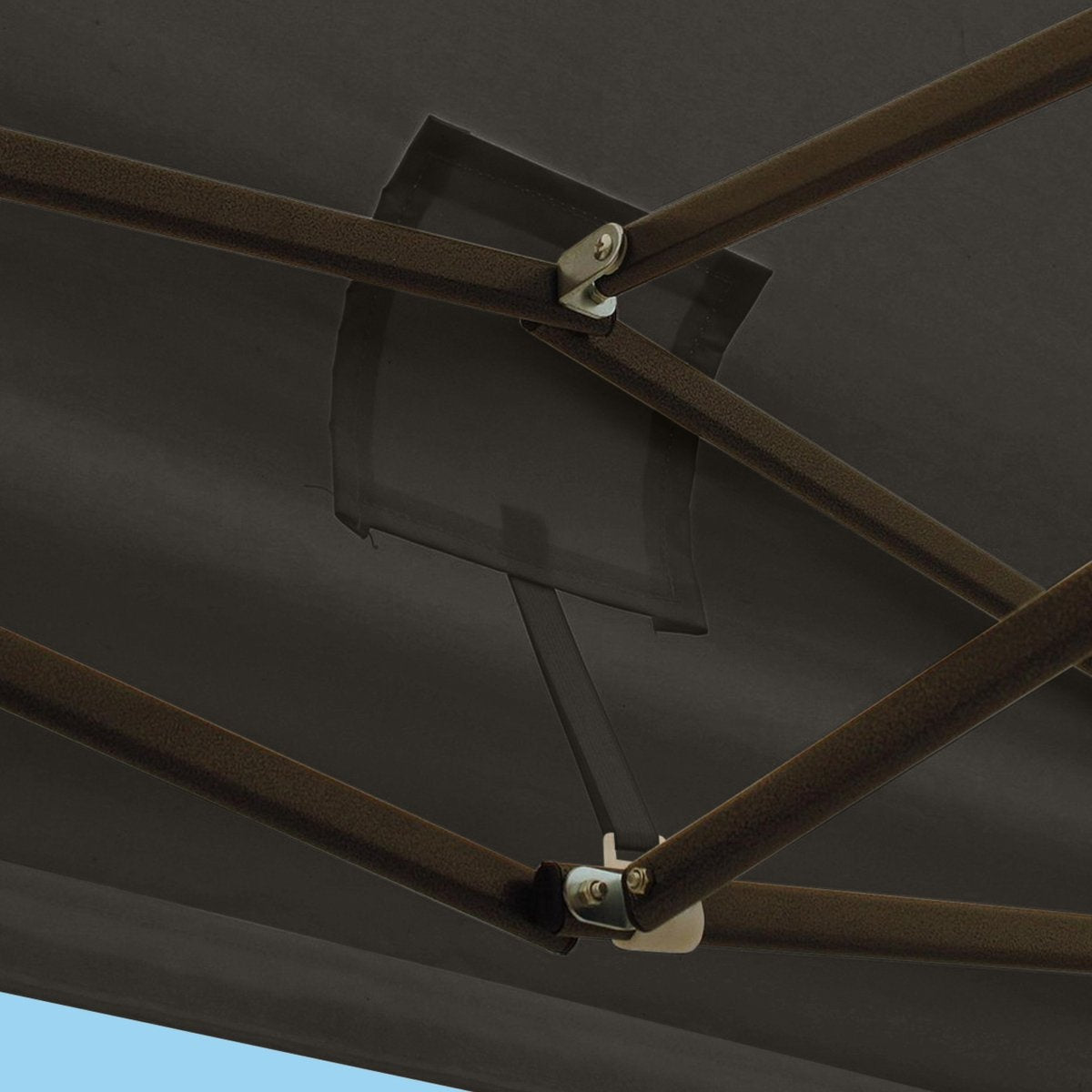 Tonnelle de jardin - LifeGoods - Pliable - Etanche - Sac de transport à roulettes - 3x3 m - gris anthracite