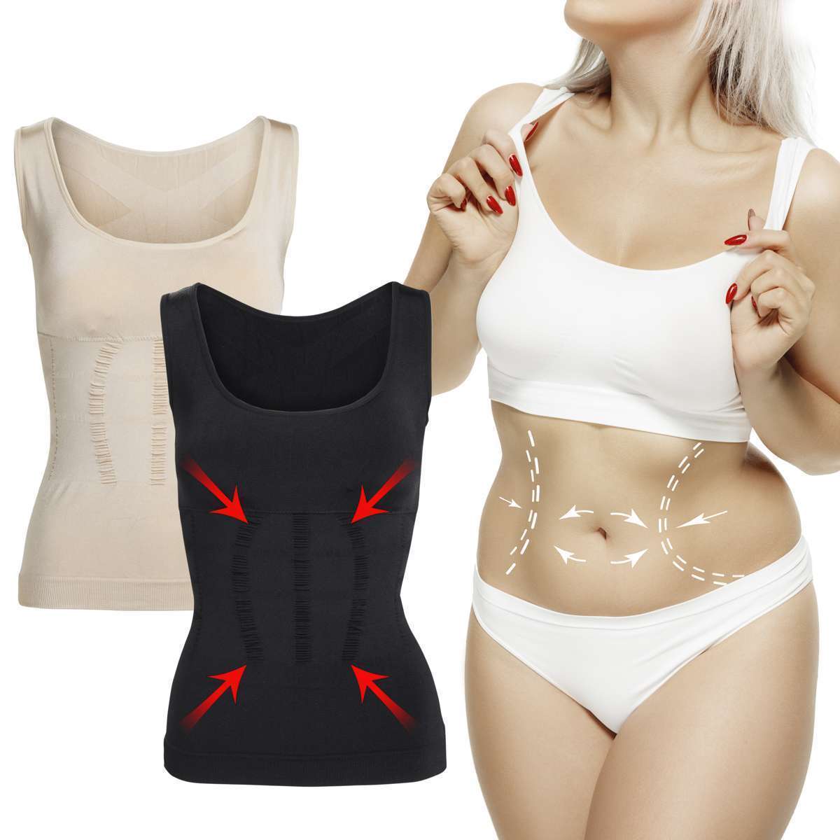 Mascot Online Slim Shirt Femmes - Beige - Taille XXL
