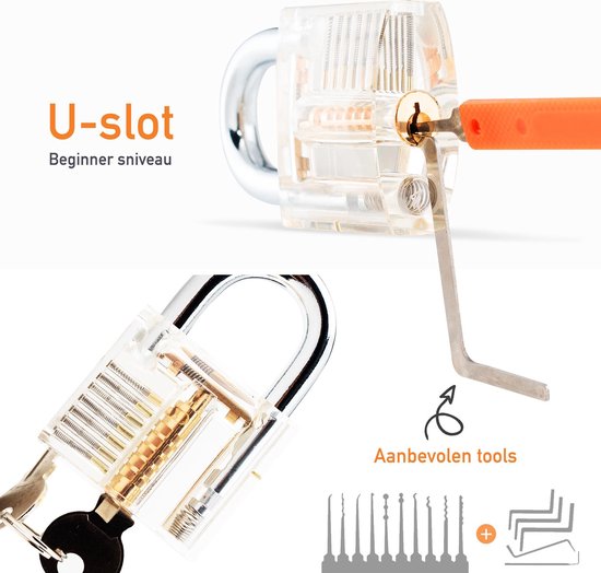 Happy Goods Lockpick Set - Lockpicking Set - 32-piece - Survival Kit - Beginners & Professional - 3x Practice Lock - Lock Pick - Survival Kits
