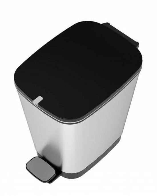 Kis Chic Bin - Poubelle - Capacité 30 litres - Design inodore - Acier