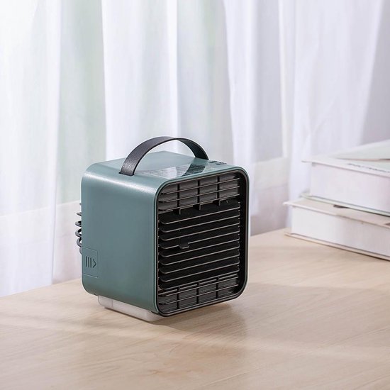 Refroidisseur d'air Mini - TIKKENS -  Ventilateur / Ventilateur de table - Vert foncé