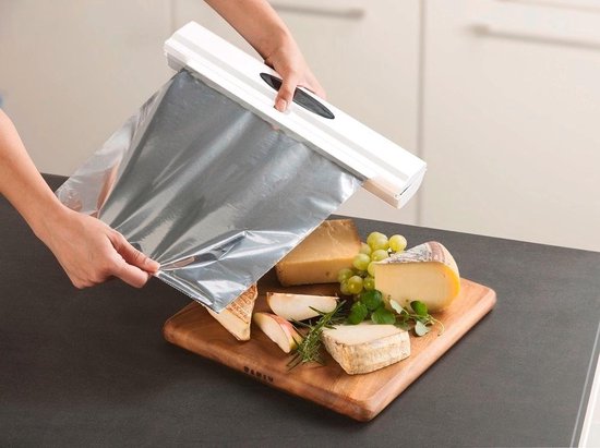 Coupe-film Wenko 38 x 6,7 cm, ABS/inox, blanc