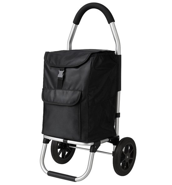 Outbee Shopping trolley - Chariot à provisions - Pliable - Avec roues - Noir