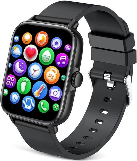 AyeWay Smartwatch - Waterproof & Touchscreen - 70 Sports Modes - With App - Smartwatch Men & Women - Black